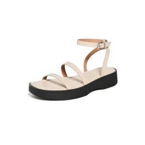 Madewell Womens Sandals Sz 8 M Comfort Summer Dune Leather Double-Strap Platform